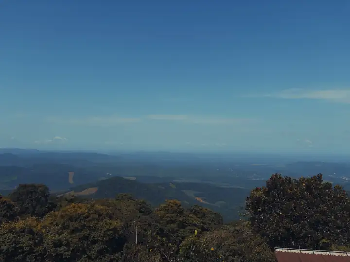 Blue sky landscape