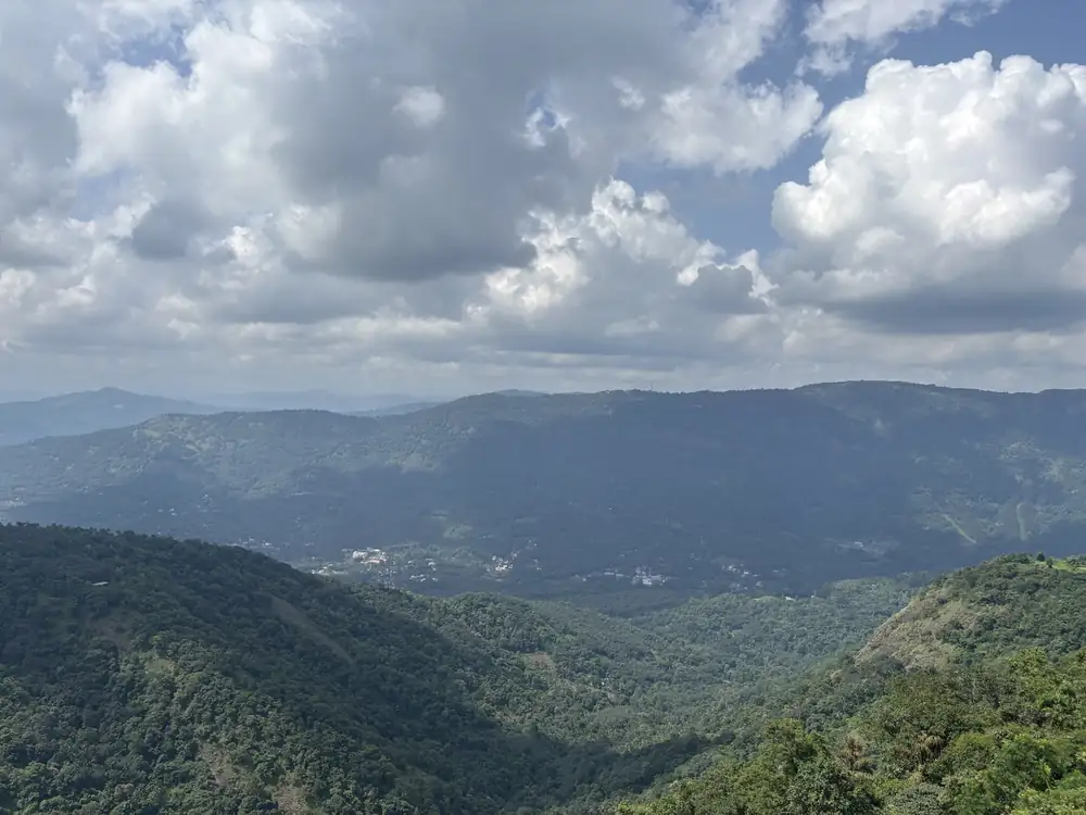 Green hills landscape